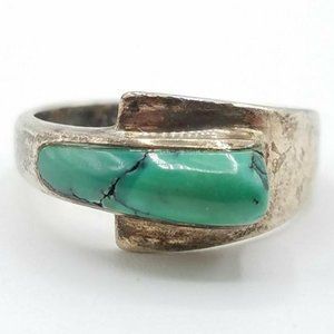 Boma 925 Silver & Turquoise Size 8 Ring